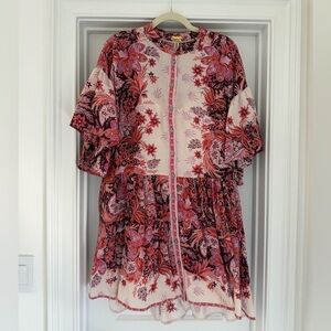 Anthropologie Pink Dress